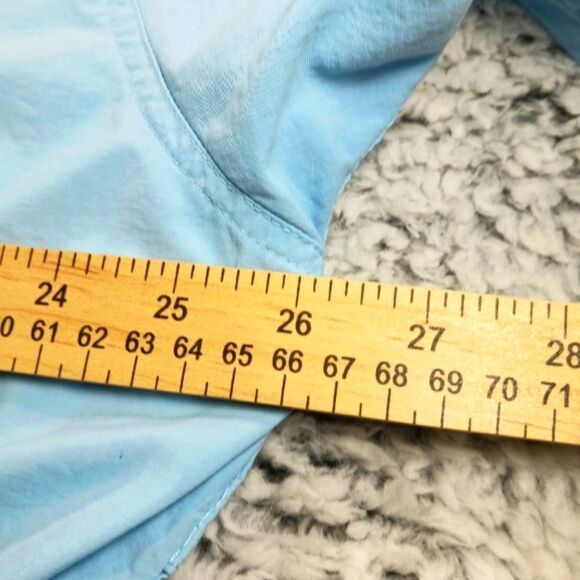 Bimini Bay Outfitters Casual Button Down Shirt Angler Vented  Men's XXL Blue - Picture 10 of 11